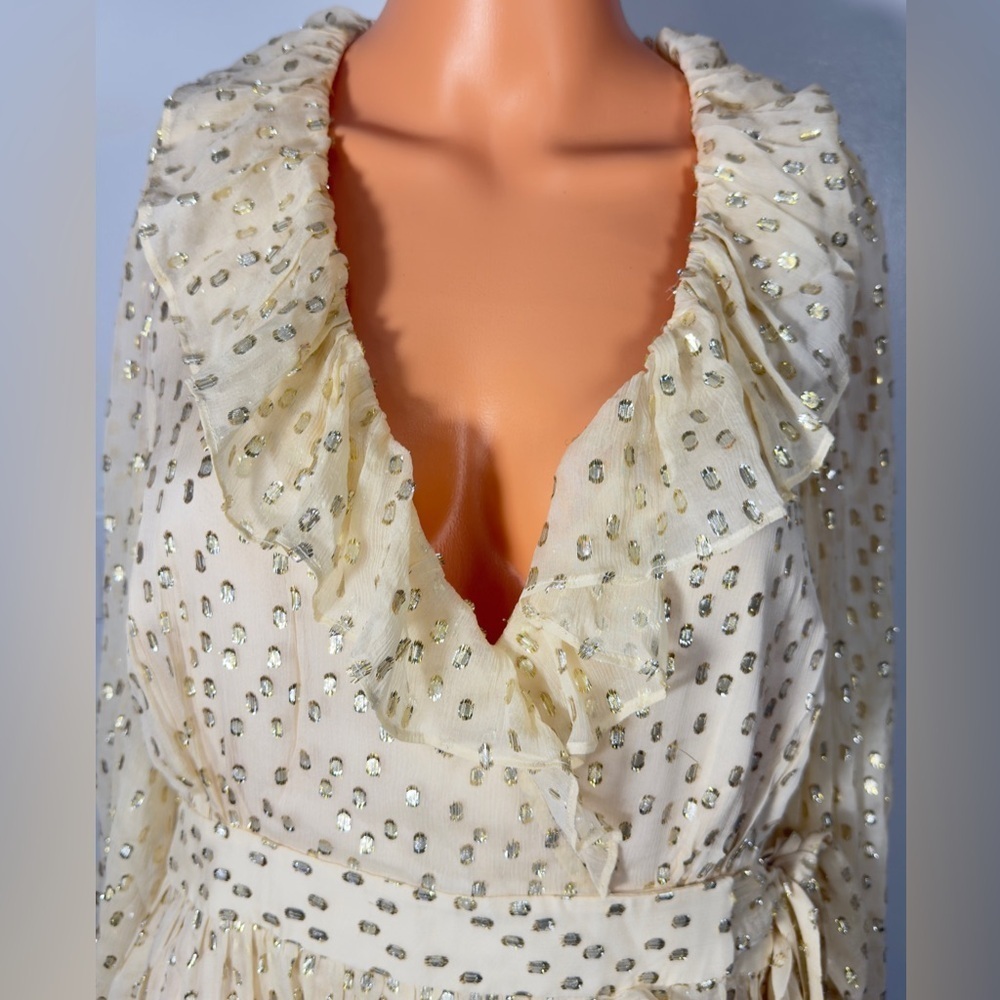 Zimmermann Cream Long Sleeve Dress - Picture 14 of 16